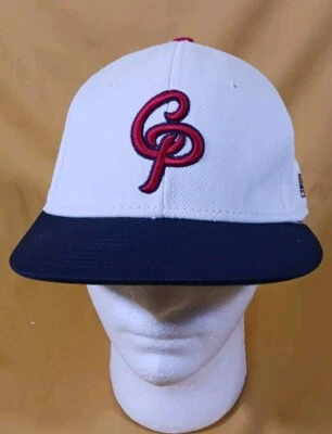 Gorra Gametek Game Pro 7 1/4 Blanca y Azul Nueva Sin Etiquetas Foto 1 de 4