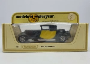 Matchbox 1928 Bugatti T44 Y-24 Models of Yesteryear In Original Box Very Clean - Picture 1 of 6