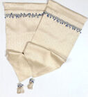 1990s Abbey Hill Sears Discontinued Set Curtains Drapes Valances Beige Gold Blue