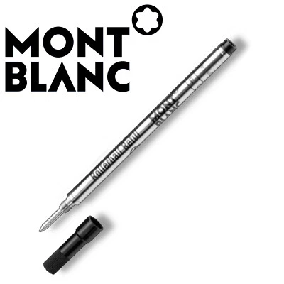 MontBlanc Rollerball Tintenschreiber Refill mine F Mystery Black Schwarz - Bild 1 von 3