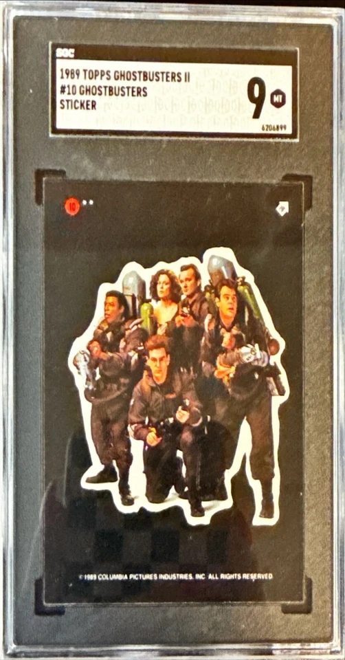 1989 TOPPS GHOSTBUSTERS II STICKER #10     SGC 9  *5920 - Image 1 of 1