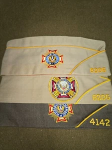 VFW Garrison Caps Set of 3 - Picture 1 of 2