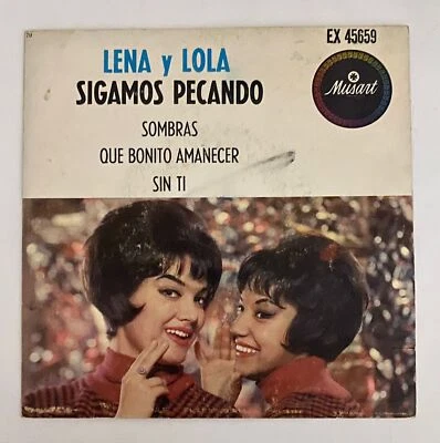 LENA Y LOLA CON EL MARIACHI MEXICO -SIGAMOS PECANDO- 1965 MEXICAN 7¨ EP PS - Image 1 of 4