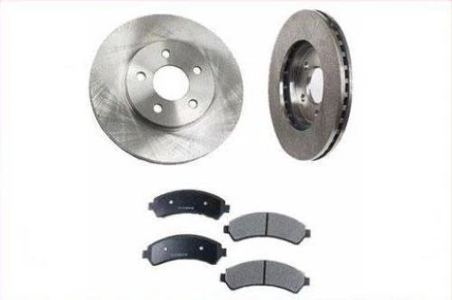 Rotor de freno de disco delantero y pastillas de cerámica para Chevrolet Blazer 98-2005 4x4 Foto 1 de 4