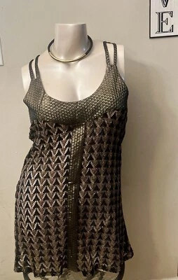 NUEVO CON ETIQUETAS Colección Kardashian Mini Vestido L PRECIOSO, Collar Se Vende Por Separado Foto 1 de 4