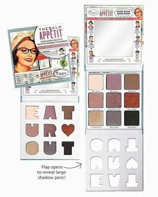 TheBalm Cosmetics Appetit Eyeshadow Palette "Dude For Thoughts" NEW 73-HUBOT - Image 1 of 2
