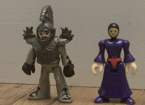 Fisher-Price Imaginext Eagle Talon Castle Knight w/ Armor Gray & Rita Repulsa - Picture 1 of 5