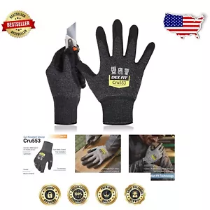 Durable Lightweight Cut-Resistant Work Gloves, Touch-Screen Compatible, XL - Picture 1 of 9
