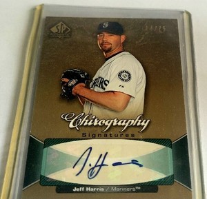 Seattle Mariners JEFF HARRIS autographed 2006 Upper Deck SP - certified