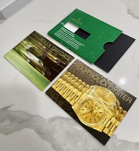Authentic Rolex President Day-Date Booklet Manual FULL SET 18238 18239 Year 1997 - Picture 1 of 5