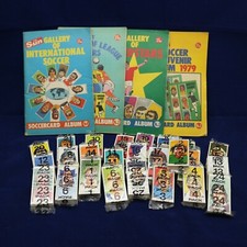 1979 The Sun Soccer cards. COMPLETE SET 1250 SEALED MINT CARDS with 4 albums. 