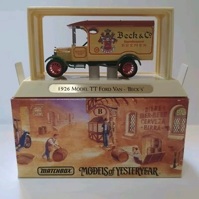 De colección Matchbox Antaño Grandes Cervezas del Mundo 1926 Modelo TT Ford Van Foto 1 de 4