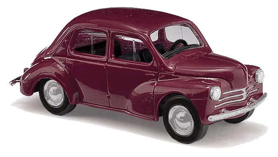 BUSCH 89110 Scala HO Serie Economy: Renault 4CV bordeaux - Immagine 1 di 1