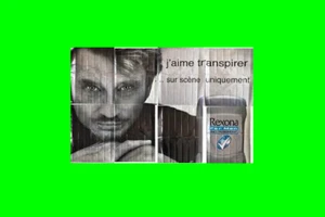 AFFICHE Johnny Hallyday  " Rexona  "   - Imagen 1 de 1