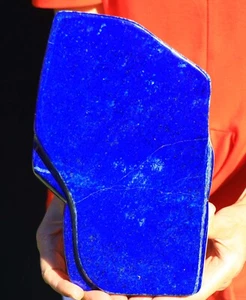 Large 5 lb 1.8 oz 9.25 in Polished Gem Lapis Lazuli Afghanistan! LA173 - Picture 1 of 5
