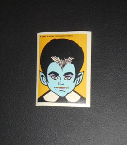 1964 MUNSTERS STICKER LEAF (EDDIE)     .     .    .  not card