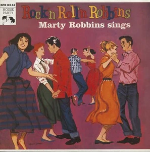 Marty Robbins - Rock'n Roll'n Robbins - Marty Robbins Sings (LP) - Vinyl Country - Foto 1 di 4