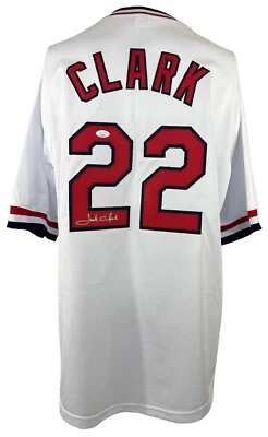 Camiseta firmada autografiada por Jack Clark MLB St. Louis Cardinals certificado de autenticidad JSA Foto 1 de 4