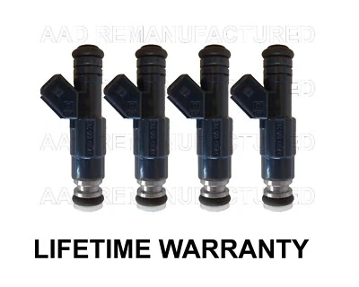 4 injetores de combustível BOSCH 4 furos atualizados para 96-02 Dakota Cherokee TJ Wrangler 2.5 - Imagem 1 de 2