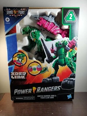 Nuevo Power Rangers Dino Fury Zord Link ANKYLO HAMMER ZORD & TIGER CLAW ZORD #2 Foto 1 de 4