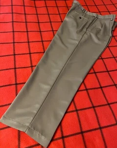 Haggar Men's Expandable Waist Size 40x29.5 L Quality Dress Pants Pleated Front - Picture 1 of 7