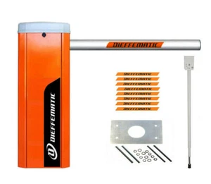 KIT BARRIERA BARRA 6 METRI MANUALE STRADALE CHIUSURA CON ASTA SENZA NO CORRENTE - Foto 1 di 1