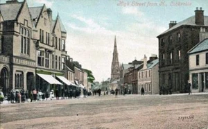 PRINTED POSTCARD OF THE HIGH STREET, LOCKERBIE, DUMFRIESSHIRE, SCOTLAND 3 - Picture 1 of 2