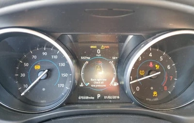 2017-2019 XE OE Speedometer Gauge Cluster 75K Miles Jaguar - Image 1 of 4