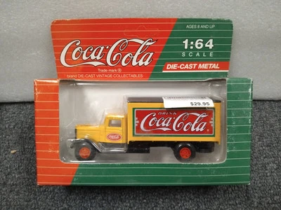 1/64  Diecast Coca-Cola  Peterbilt 260 Yellow Truck T4* - Image 1 of 4