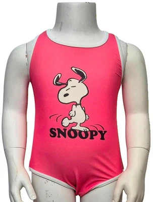 MARKS & SPENCER Bebé Niñas Una Pieza Disfraz de Natación Coral Rosa Snoopy 2-3 Años Foto 1 de 2