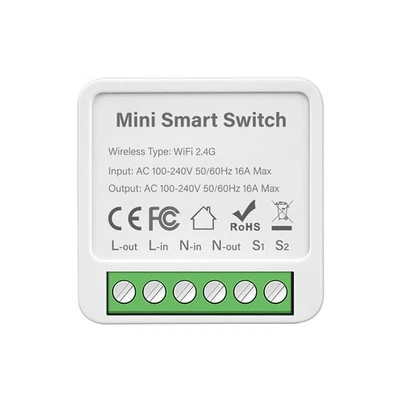 Mini WiFi Smart Switch for Concealed Boxes Simplify Your Home Automation - Image 1 of 4