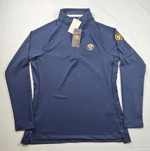 Peter Millar Shirt Damen Medium Langarm Quarter Zip Pullover Quail Hollow - Bild 1 von 8