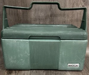 VTG Stanley Cooler Aladdin Green Insulated Divided Lunch Box No Thermos - Picture 1 of 4