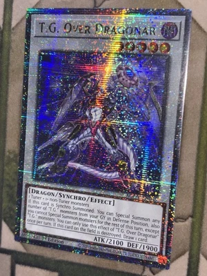 YuGiOh T.G. OVER DRAGONAR Quarter Century Secret Rare AGOV-EN035 - Image 1 of 3