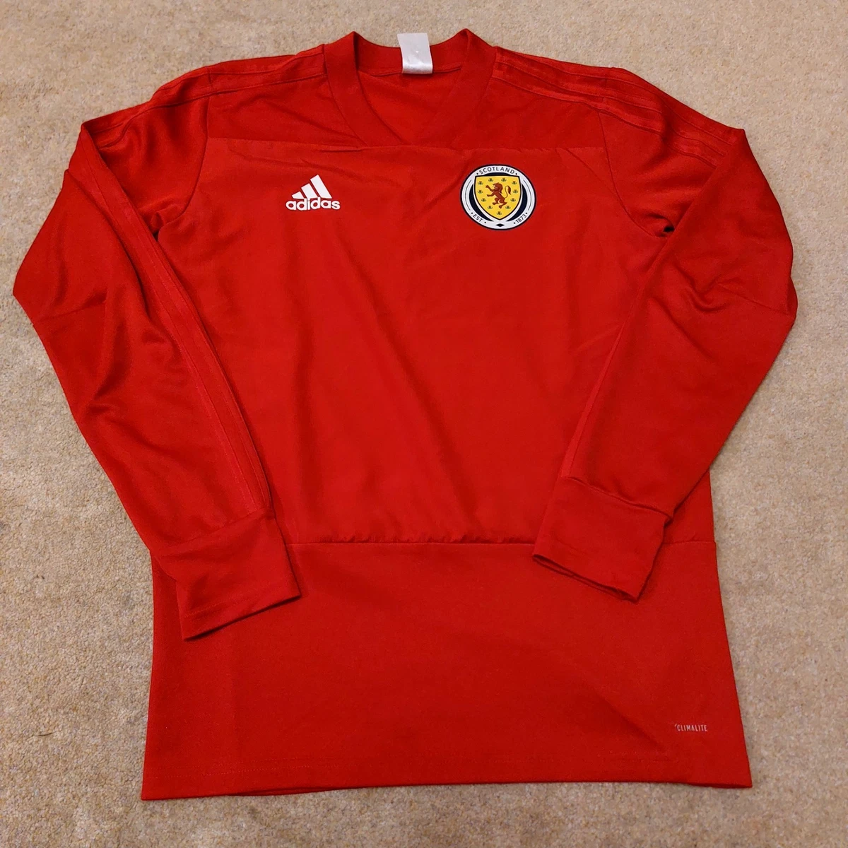 adidas Scotland Training Kit Memorabilia Football Shirts (National
