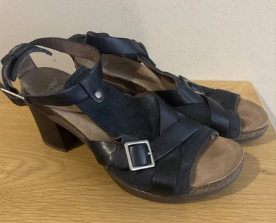 Sandalias bohemias de cuero para mujer DANSKO DOMINIQUE EE. UU. 9,5-10 UE 40 Foto 1 de 4