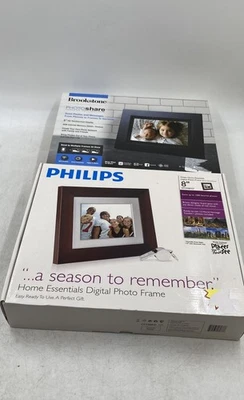 Philips 8 Inch LCD Touchscreen Digital Photo Frame w/ Brookstone Photoshare - Image 1 of 4