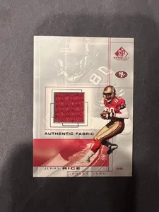 2001 SP Game Used Jerry Rice Patch - San Francisco 49ers HOF Champ - Picture 1 of 6