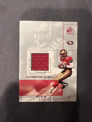 2001 SP Game Used Jerry Rice Patch - San Francisco 49ers HOF Champ - Image 1 of 4