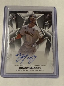 GRANT MCCRAY 2025 TOPPS BASEBALL STARS AUTO SAN FRANCISCO GIANTS #BSA-GM RC - Bild 1 von 2