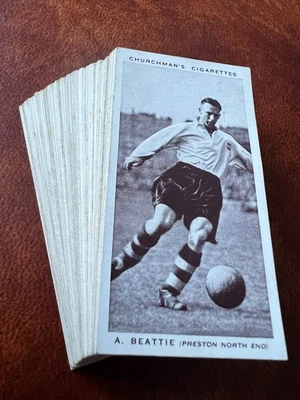 Churchman Cigarette Cards Full Set - Association Footballers "A" Series 1938 - Image 1 of 4