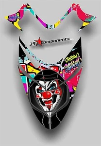 Polaris IQ RMK Shift Dragon Graphics Decal Sticker Kit 05-12 Graffiti Joker Hood - Bild 1 von 1