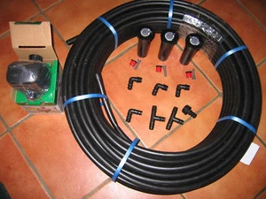 Kit emergente de riego de césped completo con temporizador digital de grifo 72 metros cuadrados - Imagen 1 de 5