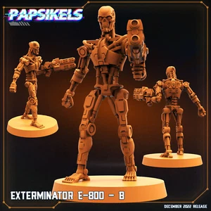 Cyborg E-800 B | Papsikels |  | RPG D&D Wargaming 3D Printed Mini - Picture 1 of 1