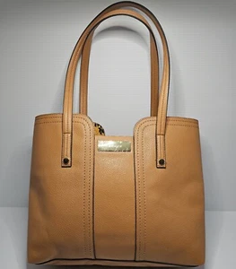 Steve Madden Tan / Yelow & Pink Floral Reversible Tote Bag Dual Handles NEW - Picture 1 of 12