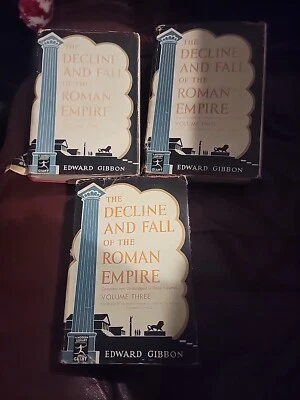 The Decline and Fall of the Roman Empire Volume 1 ,2, & 3 by Edward Gibbon - Image 1 of 4