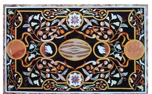 48" x 32" Table Top Marble Inlay Handmade Pietra Dura Art Work - Picture 1 of 1