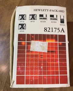 Vintage HP HEWLETT PACKARD 82175A Black Print Thermal Paper 6 Rolls in Box - Picture 1 of 5