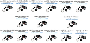 15 Linear ACT 34B 4Channel Block Coded Key Ring Garage Remote Control ACP00872 - Picture 1 of 3