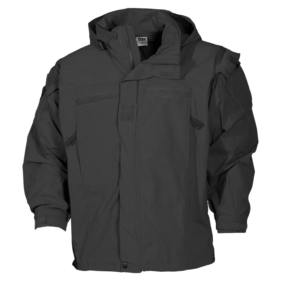 MFH US Softshell Veste Level 5 Homme Armée Sécurité Militaire Combat Chaud Noir - Photo 1/1